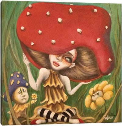 Time Of The Season Canvas Art Print - Mushroom Art