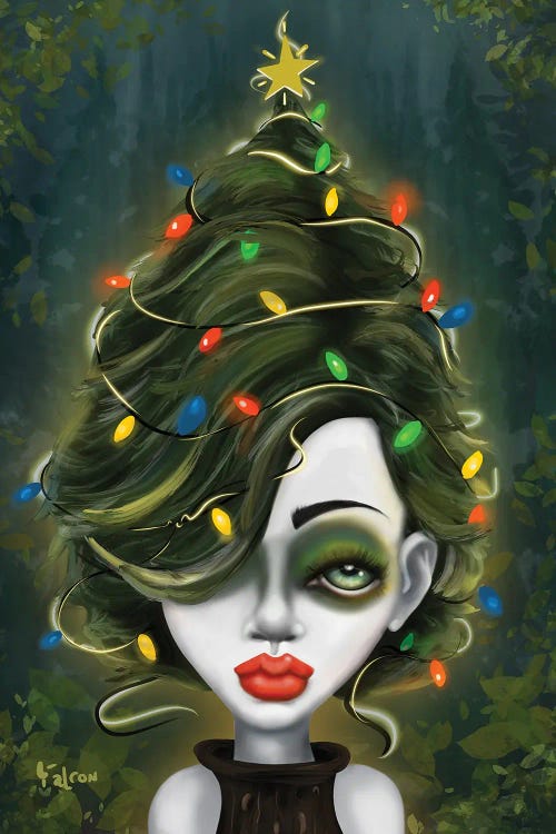 Evergreen by Lizzy Falcon wall art