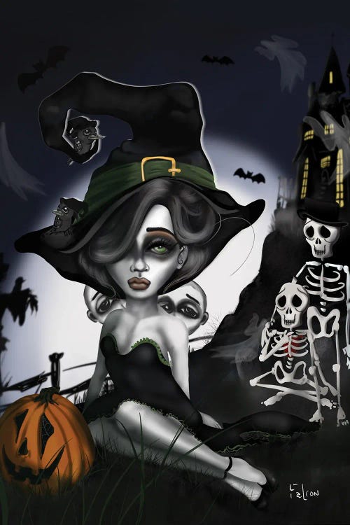 The Haunting by Lizzy Falcon wall art