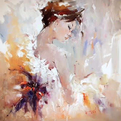 Flamenco III by Li Zhou canvas print