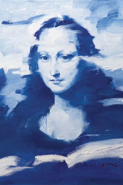 Mona Lisa: Mona In Blue by Li Zhou