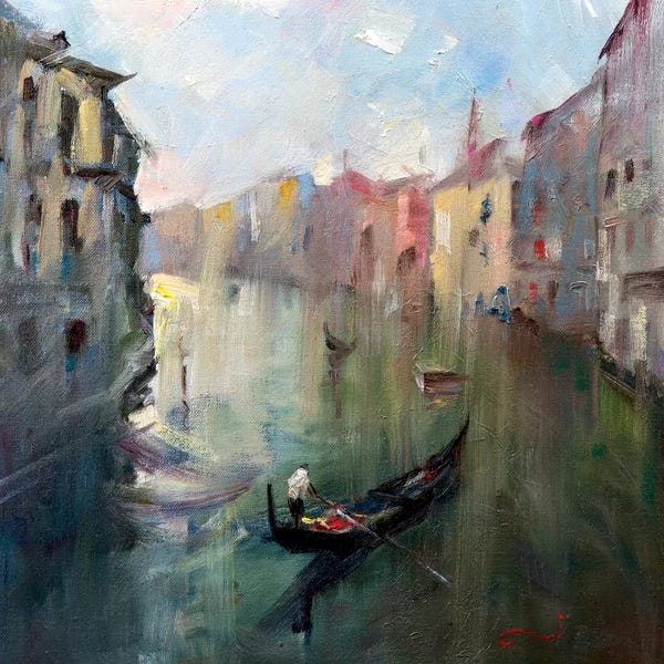 Veneto: Venice Canal II by Li Zhou