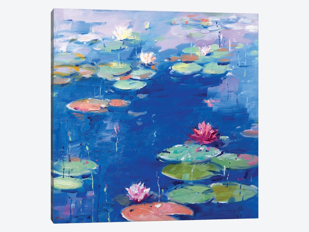 Water Lily VII Canvas Artwork by Li Zhou | iCanvas