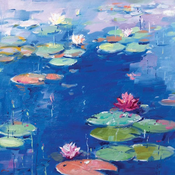 Pastel Impressionism: Water Lily VII by Li Zhou