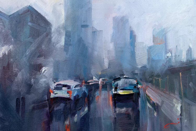 Winter's Day In Melbourne by Li Zhou wall art