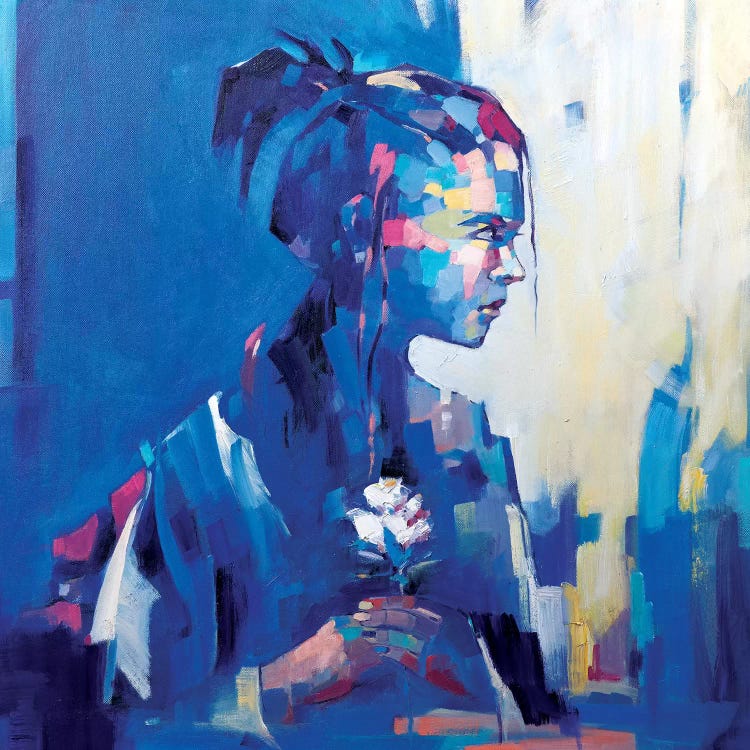 Blue Deja Vu II by Li Zhou wall art
