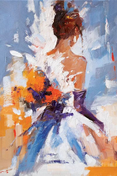 The Moment Of Joy by Li Zhou canvas print