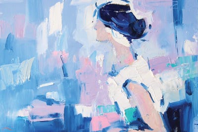 French Blue XVI by Li Zhou canvas print