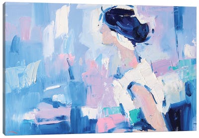 French Blue XVI Canvas Art Print - Li Zhou