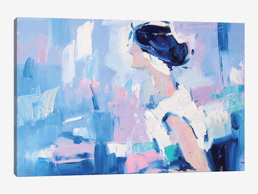 French Blue XVI by Li Zhou 1-piece Canvas Art Print