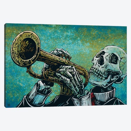 El Trompetista Canvas Print #LZU16} by David Lozeau Canvas Artwork