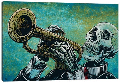 El Trompetista Canvas Art Print - David Lozeau