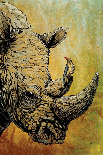 Friends In High Places by David Lozeau canvas print