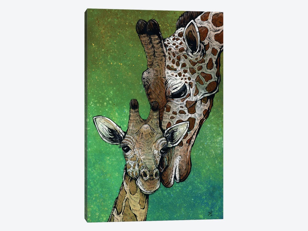 Mommy And Me by David Lozeau 1-piece Canvas Print