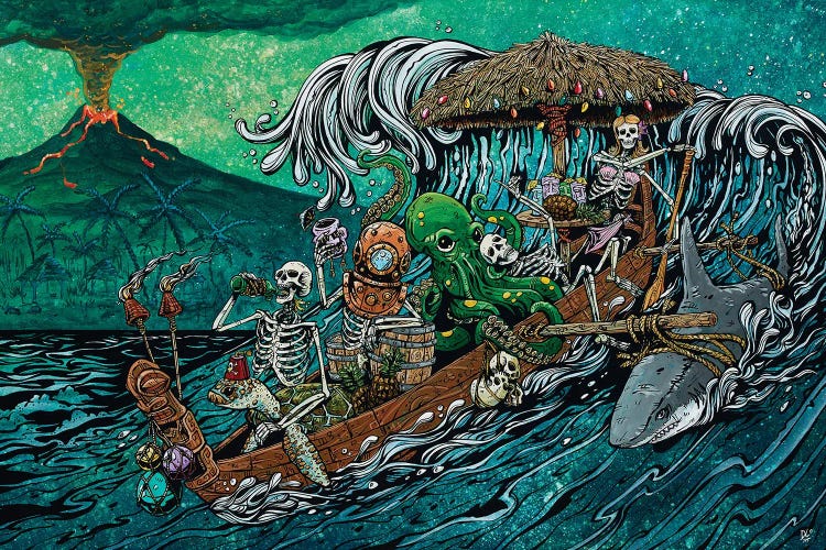 Party Barge by David Lozeau wall art