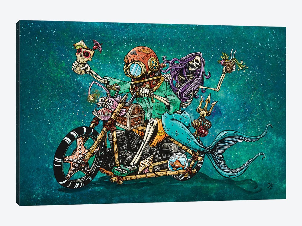 Reef Riders by David Lozeau 1-piece Art Print