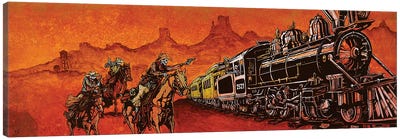 Big Iron Canvas Art Print - Western Décor