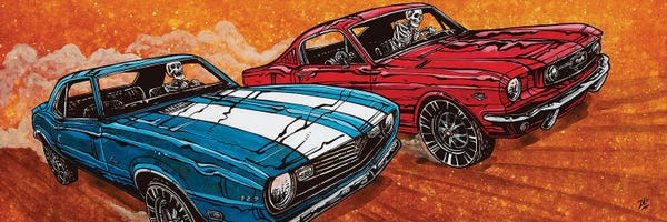 Skeletons: Flexing Muscle by David Lozeau