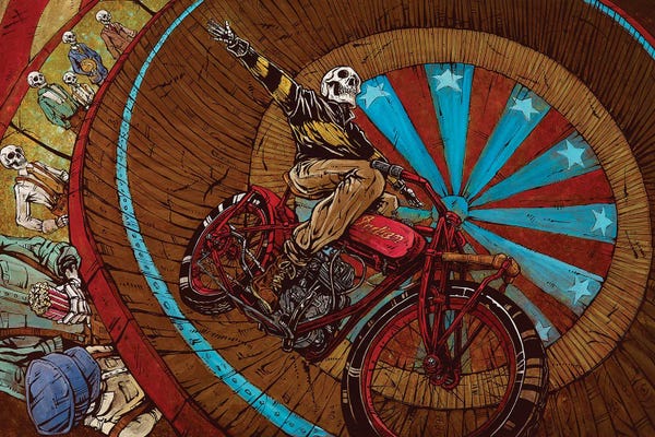 Skeletons: Wall Of Death by David Lozeau