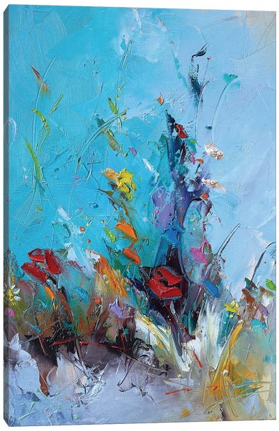 Colorful Field Canvas Art Print - Stanislav Lazarov