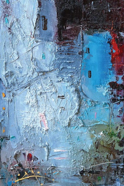 Verticals In Blue by Stanislav Lazarov canvas print