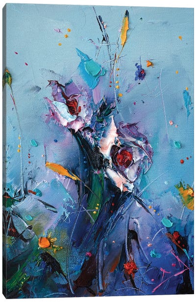 Blue Freshness Canvas Art Print - Stanislav Lazarov