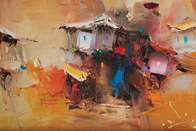 Provincial Vanity by Stanislav Lazarov multi panel art