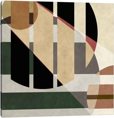 Modern Art- Geometric Shapes Canvas Art Print - Modern Art Collection