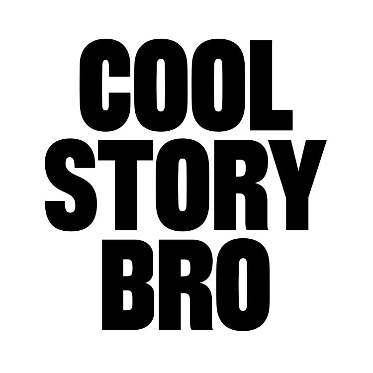 Modern Art- Cool Story Bro by 5by5collective wall art