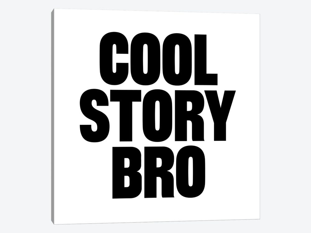 Modern Art- Cool Story Bro by 5by5collective 1-piece Canvas Art