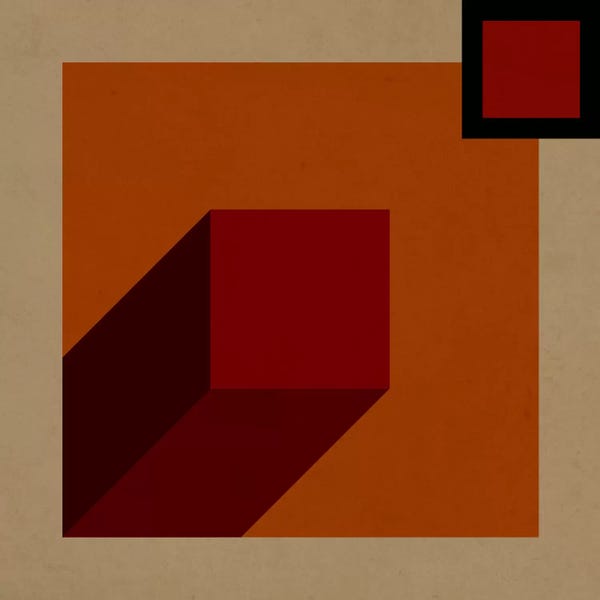 Modern Art Collection: Modern Art- Red Prism by 5by5collective