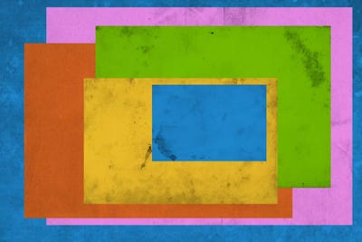 Modern Art - Homage to the Rectangle (After Albers) by 5by5collective canvas print
