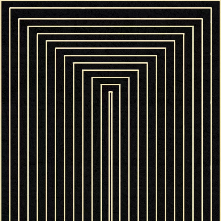 Modern Art- Clinton Plaza from Black Series by 5by5collective wall art