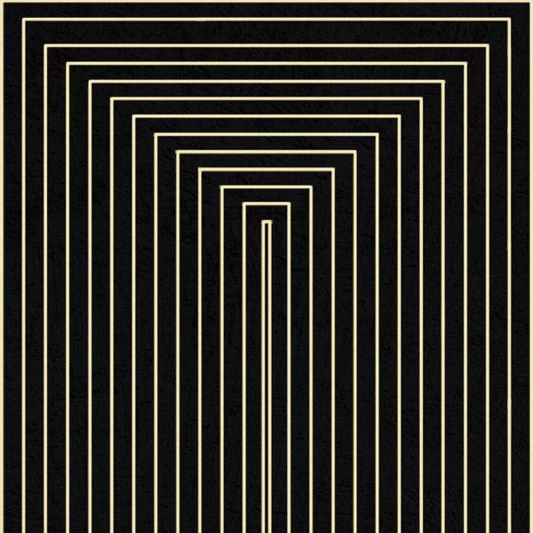 Stripes: Modern Art- Clinton Plaza from Black Series by 5by5collective