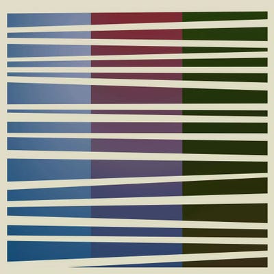 Modern Art- Dusk Concept (After Caporel) by 5by5collective canvas print