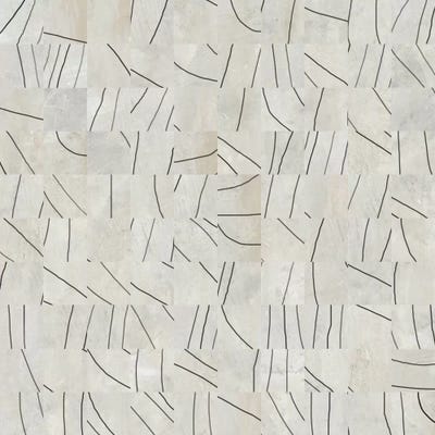 Modern Art- Brushstrokes Cut into 49 Squares by 5by5collective canvas print