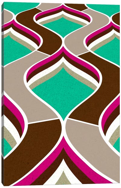 Modern Art - Flow Canvas Art Print - Ogee Patterns