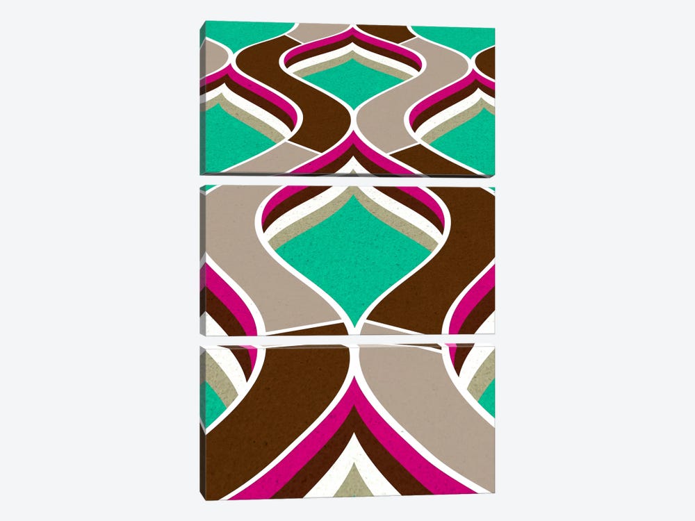 Modern Art - Flow by 5by5collective 3-piece Canvas Art