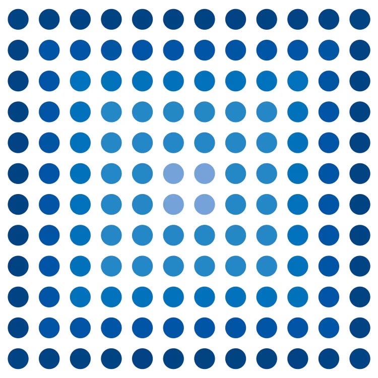 Modern Art- Faded Navy Dots