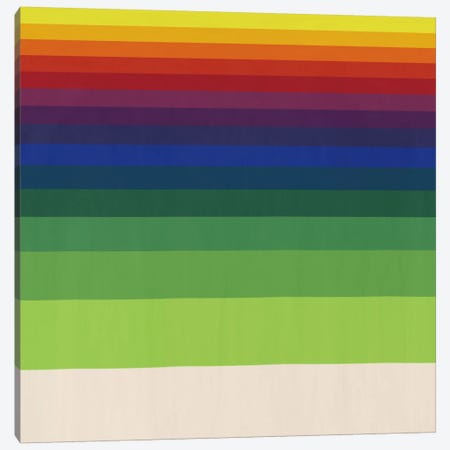 Modern Art- Striped Horizon Canvas Print #MA228} by 5by5collective Art Print