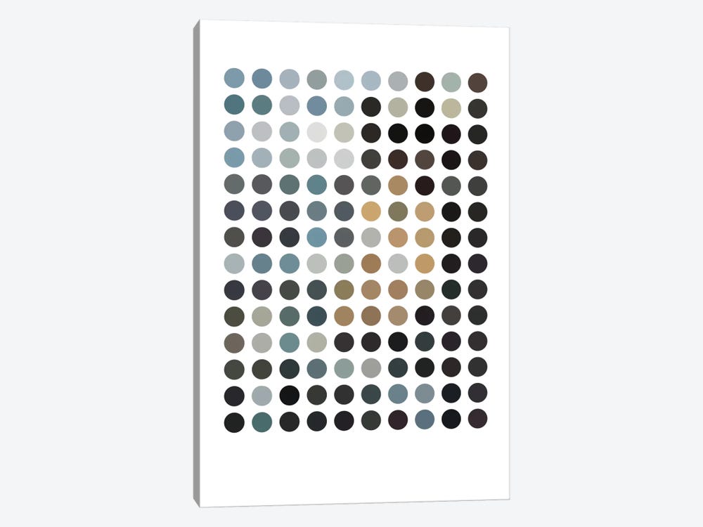 Modern Art - Earthy Dots by 5by5collective 1-piece Canvas Wall Art