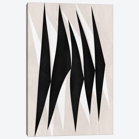 Modern Art - Zebra Print Tribal Paint Canvas Print #MA319} by 5by5collective Canvas Art Print