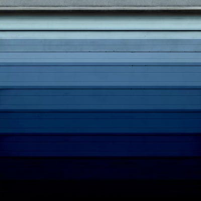 Modern Art- Shade of Blue by 5by5collective canvas print