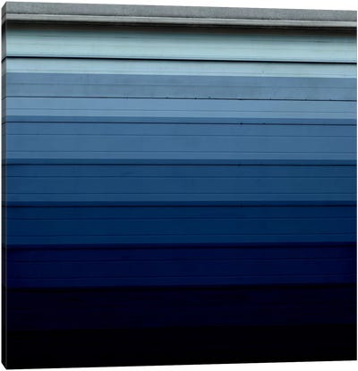 Modern Art- Shade of Blue Canvas Art Print - Modern Art Collection