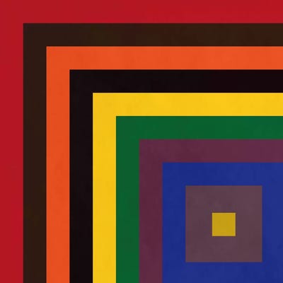 Modern Art- Color Stacks by 5by5collective canvas print