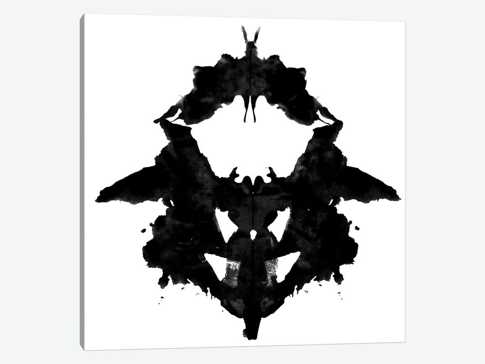 Modern Art- Dancing Butterfly Inkblots by 5by5collective 1-piece Canvas Print