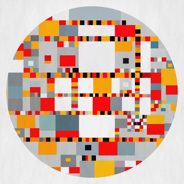 Modern Art Collection: Modern Art- View Through a Kaleidoscope ll by 5by5collective