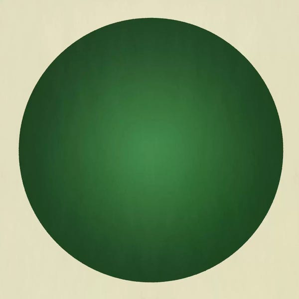 Modern Art Collection: Modern Art- Green Orb by 5by5collective