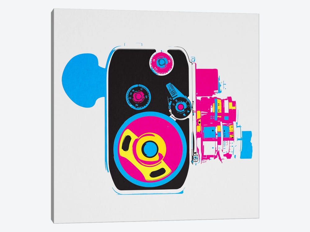 Modern Art- Music Box by 5by5collective 1-piece Canvas Artwork