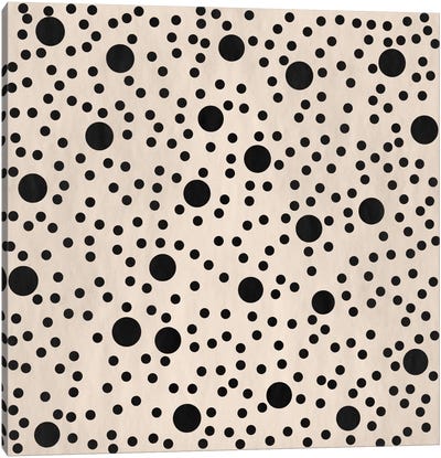 Modern Art- Polka Dots ll Canvas Art Print - Circular Abstract Art